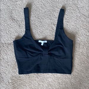 🖤 Black Crop Tank